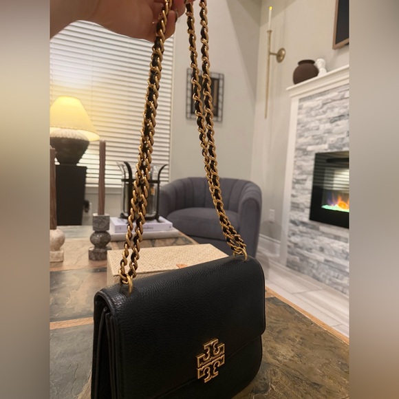 Tory Burch Britten Small Adjustable Shoulder Bag BLACK - Picture 4 of 9